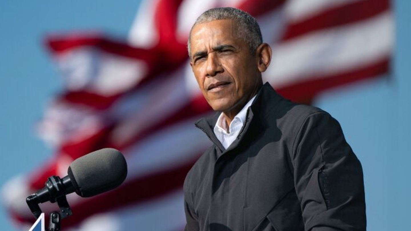 Ex-US-Präsident Barack Obama warnt: "Was als 'die große Lüge' bezeichnet wird, gewinnt plötzlich an Fahrt"