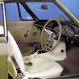 Der Innenraum des Datsun Silvia 1600 CSP 311 Baujahr 1965