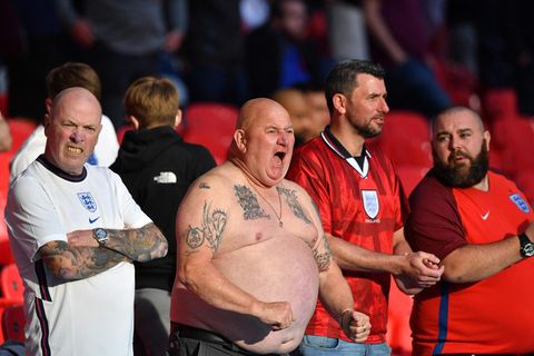 Englische Fans beim EM-Spiel gegen die Tschechien