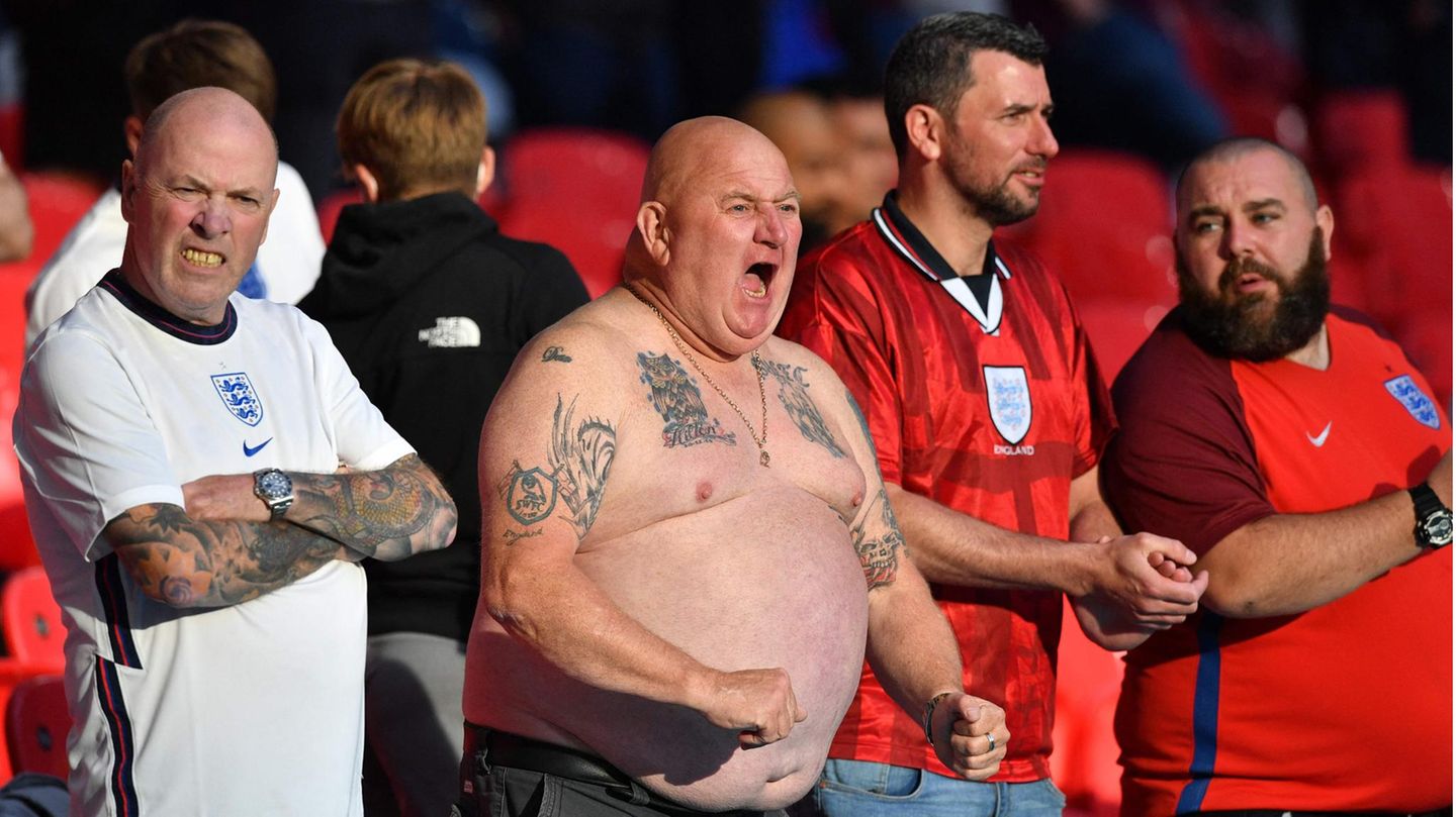 Englische Fans beim EM-Spiel gegen die Tschechien