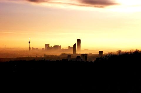 Skyline der Stadt Wien