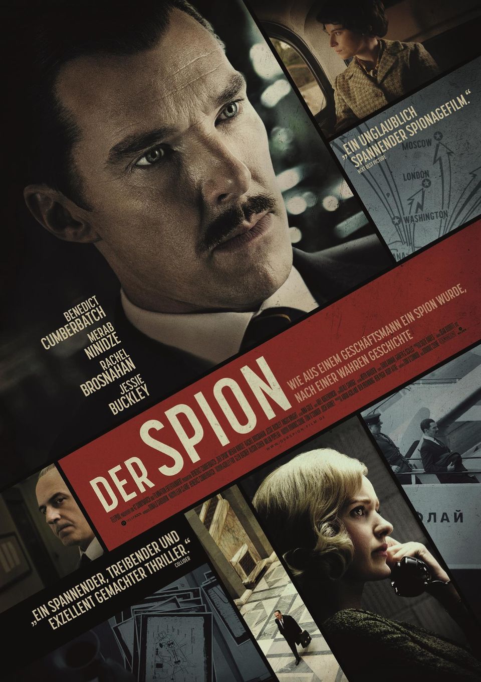 "Der Spion" Plakat zum Film "Der Spion" (Originaltitel "The Courier"), der am 1. Juli 2021 in den deutschen Kinos anläuft