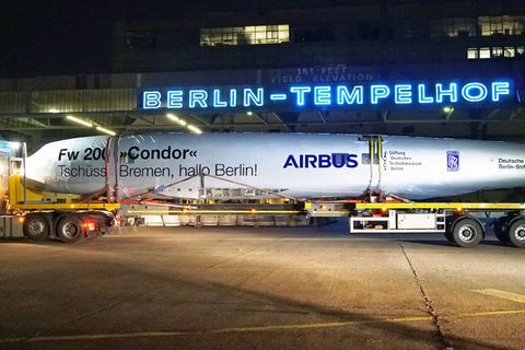 Restaurierte Focke-Wulf Fw 200 in berlin-Tempelhof
