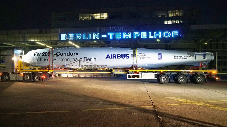 Restaurierte Focke-Wulf Fw 200 in berlin-Tempelhof