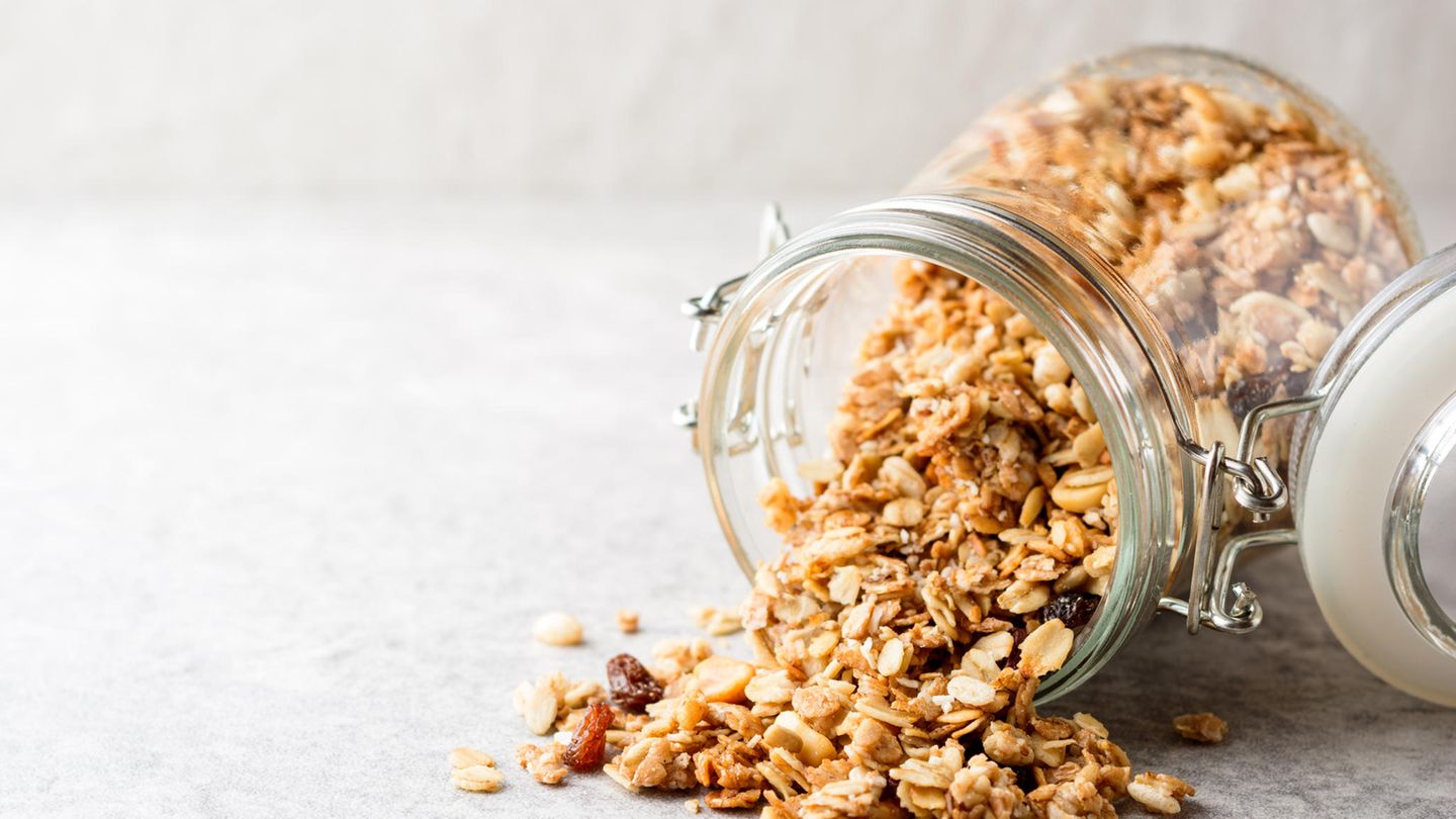 Rezept für selbstgemachtes, gesundes Granola