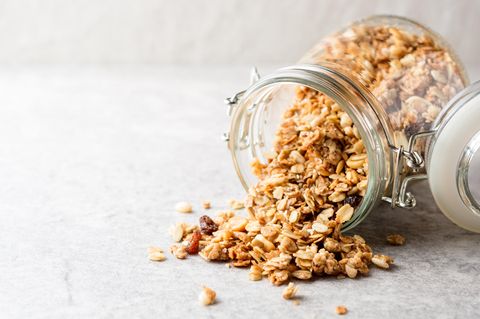 Rezept für selbstgemachtes, gesundes Granola