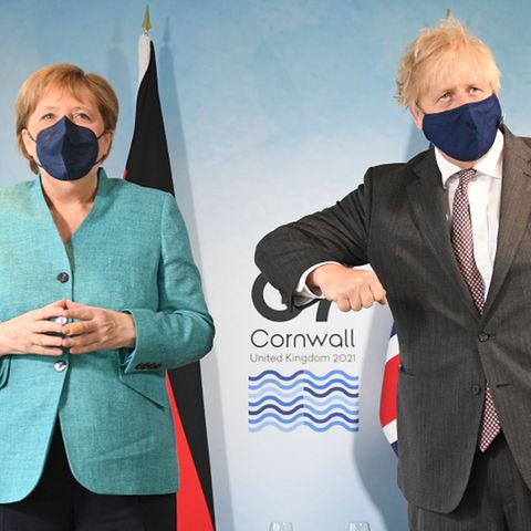 Angela Merkel und Boris Johnson