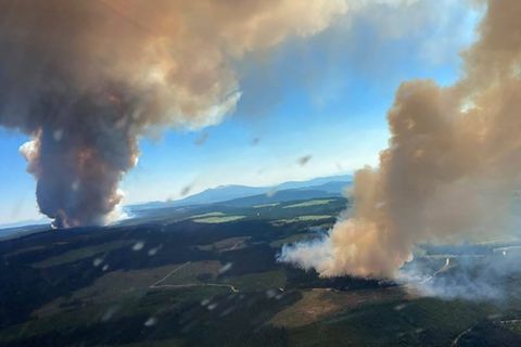 Lytton in Kanada brennt nieder