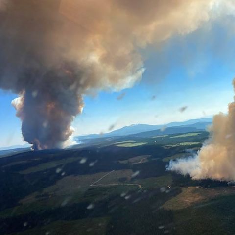 Lytton in Kanada brennt nieder