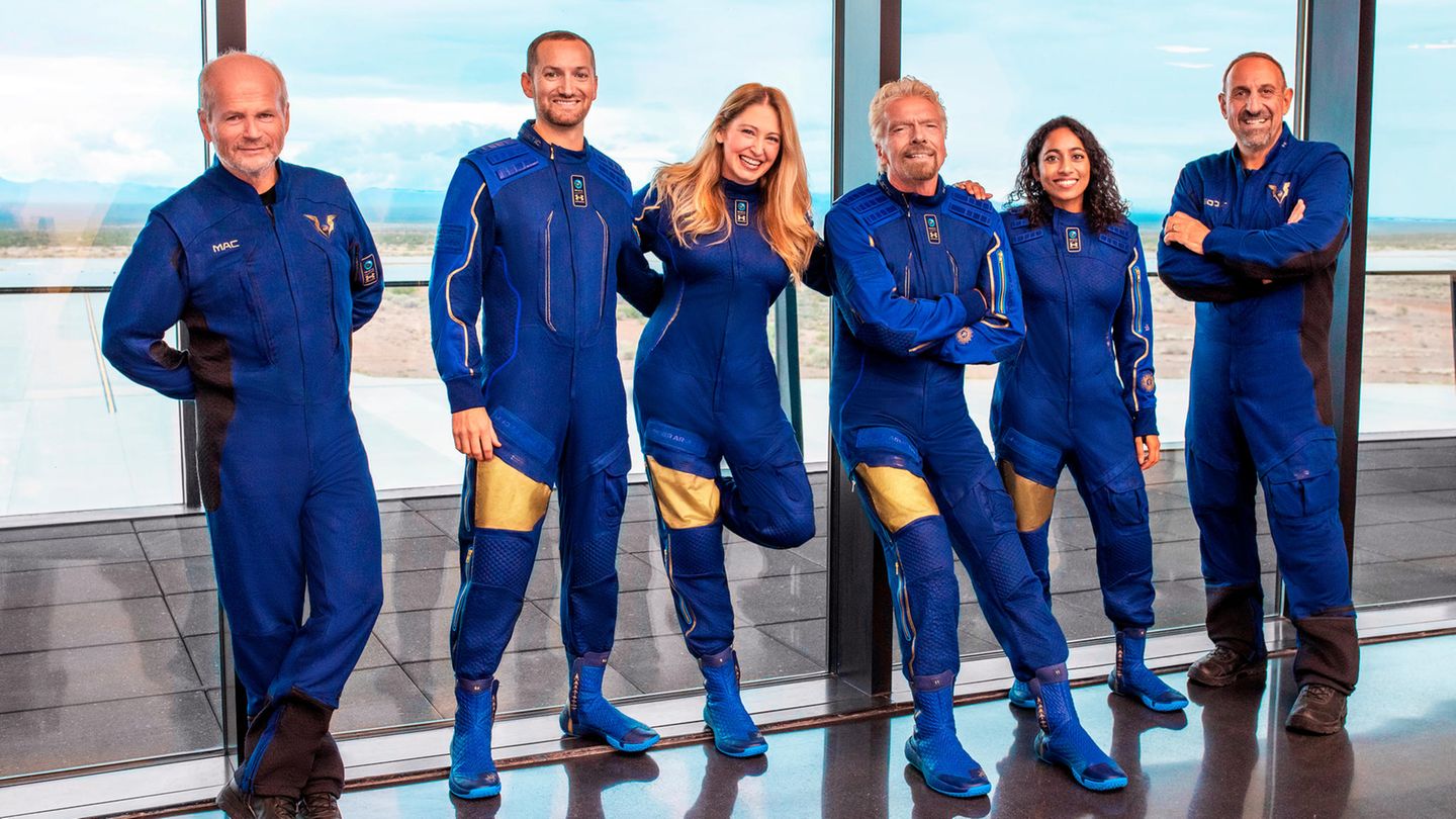 Richard Branson und sein Team