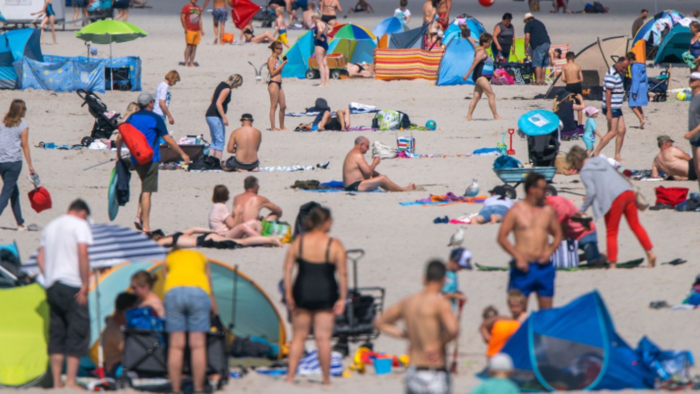 Menschen am Strand