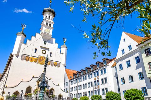 Die historische Altstadt von Kempten