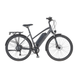 Das Damenmodell zieht das Oberrohr etwas nach unten - ist aber kein Tiefeinsteiger.