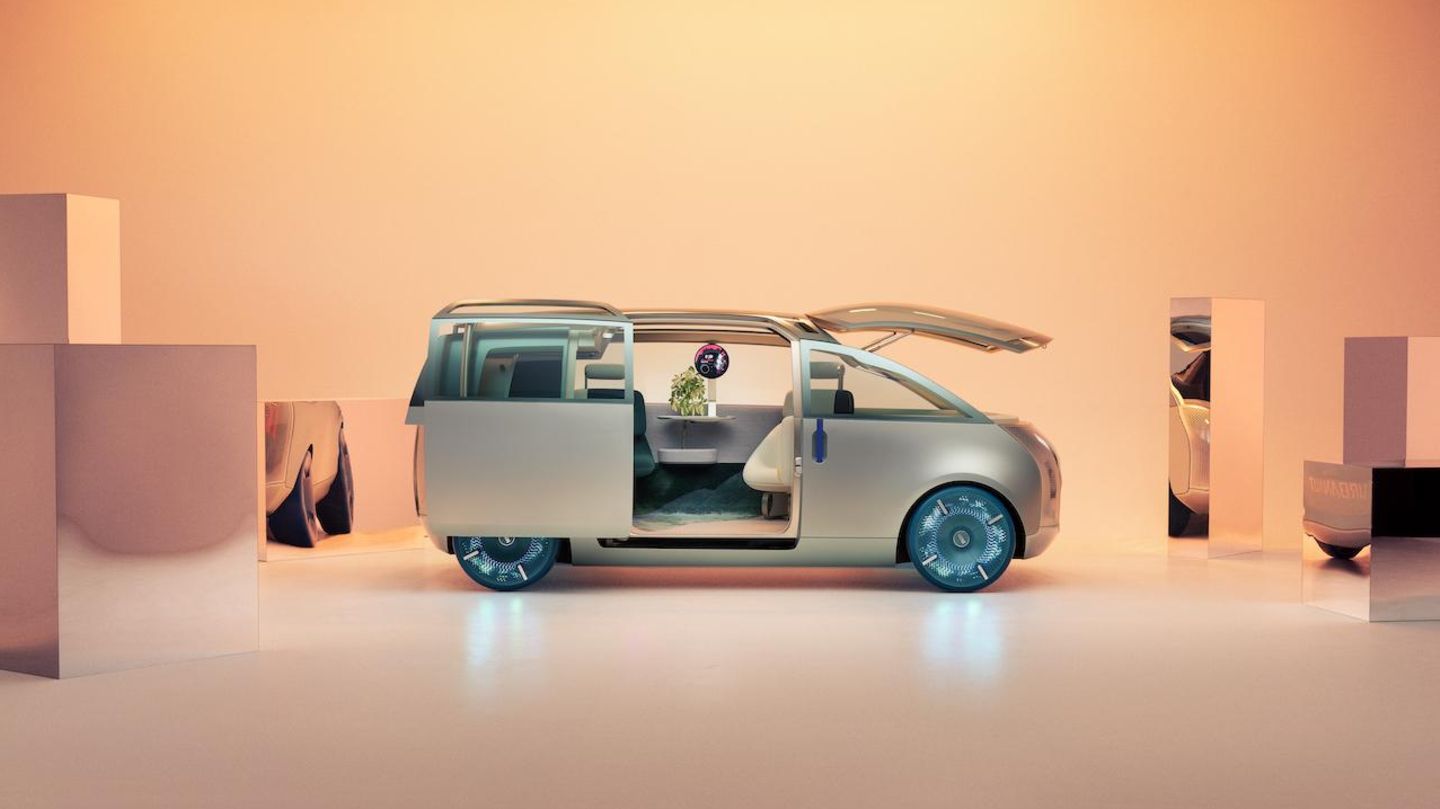 Die Grundform erinnert an einen weichgespülten Mini-Van.