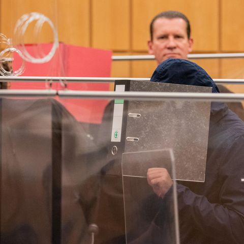 Der Hauptangeklagte vor dem Prozessauftakt im Landgericht Münster