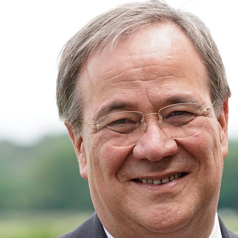 Armin Laschet, Kanzlerkandidat der CDU, stellt sich den Fragen in der Gesprächsreihe "Brigitte Live"