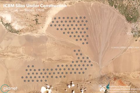 119 Silos würden das Arsenal Chinas gewaltig verstärken, die "Washington Post" war alarmiert