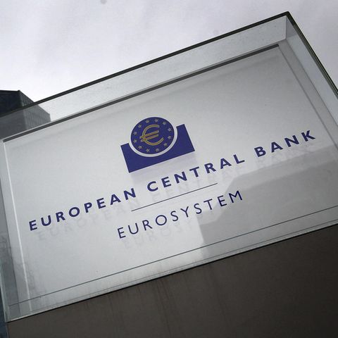 Das Hauptquartier der Europäischen Zentralbank (EZB) in Frankfurt am Main