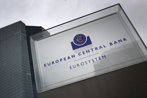 Das Hauptquartier der Europäischen Zentralbank (EZB) in Frankfurt am Main