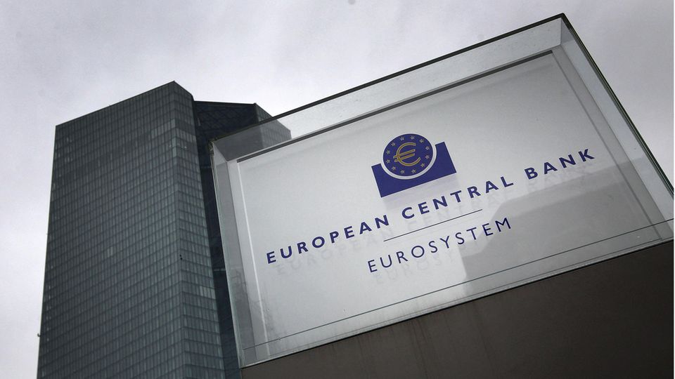 Das Hauptquartier der Europäischen Zentralbank (EZB) in Frankfurt am Main