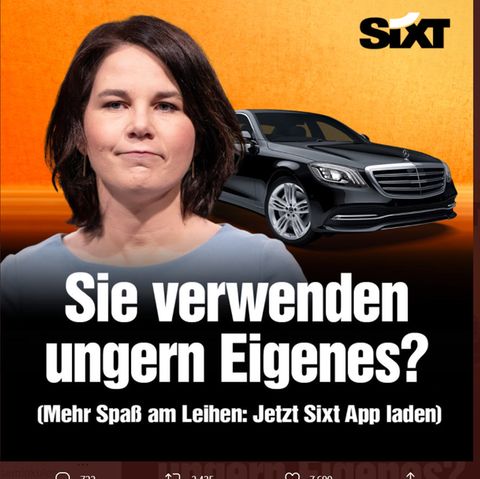 Sixt ist bekannt für zeitkritische und provokante Werbung 