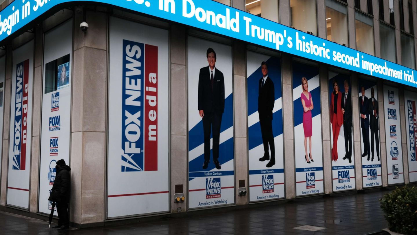 Das Hauptquartier von Fox News in New York City (USA)