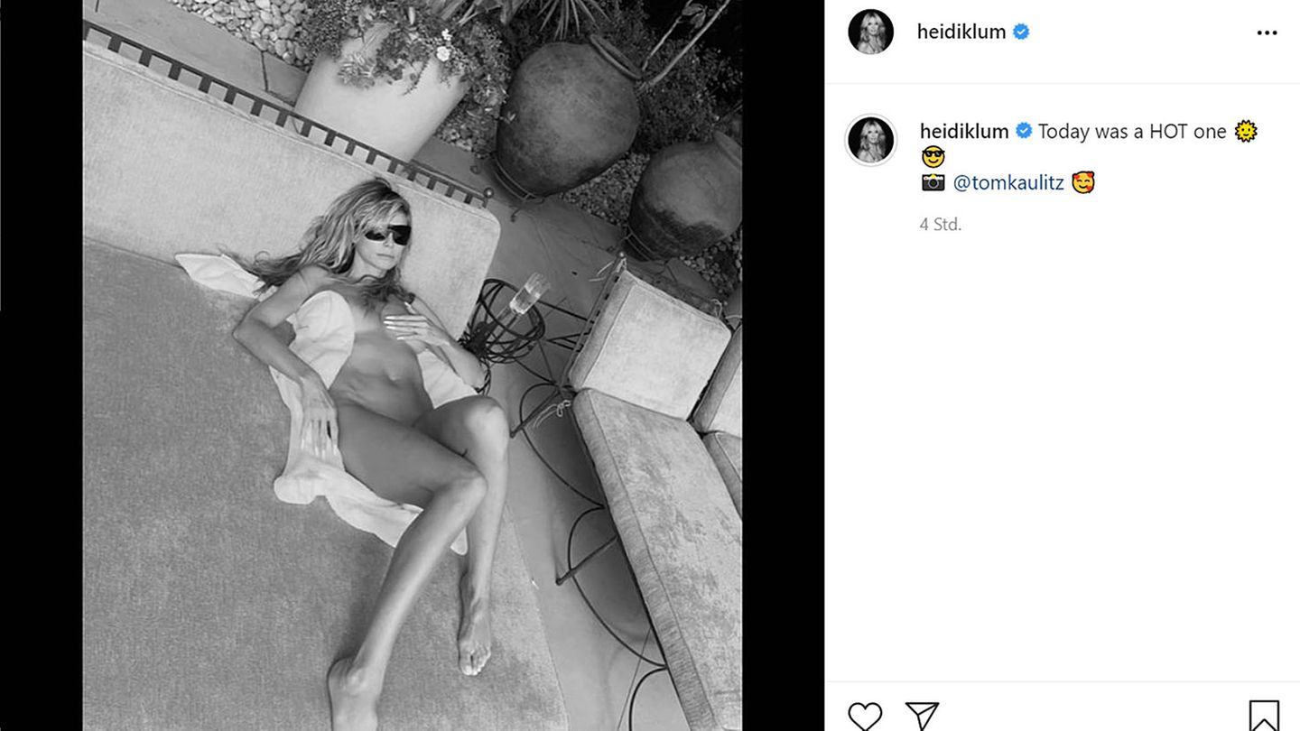 Kaulitz nackt klum heidi Heidi Klum