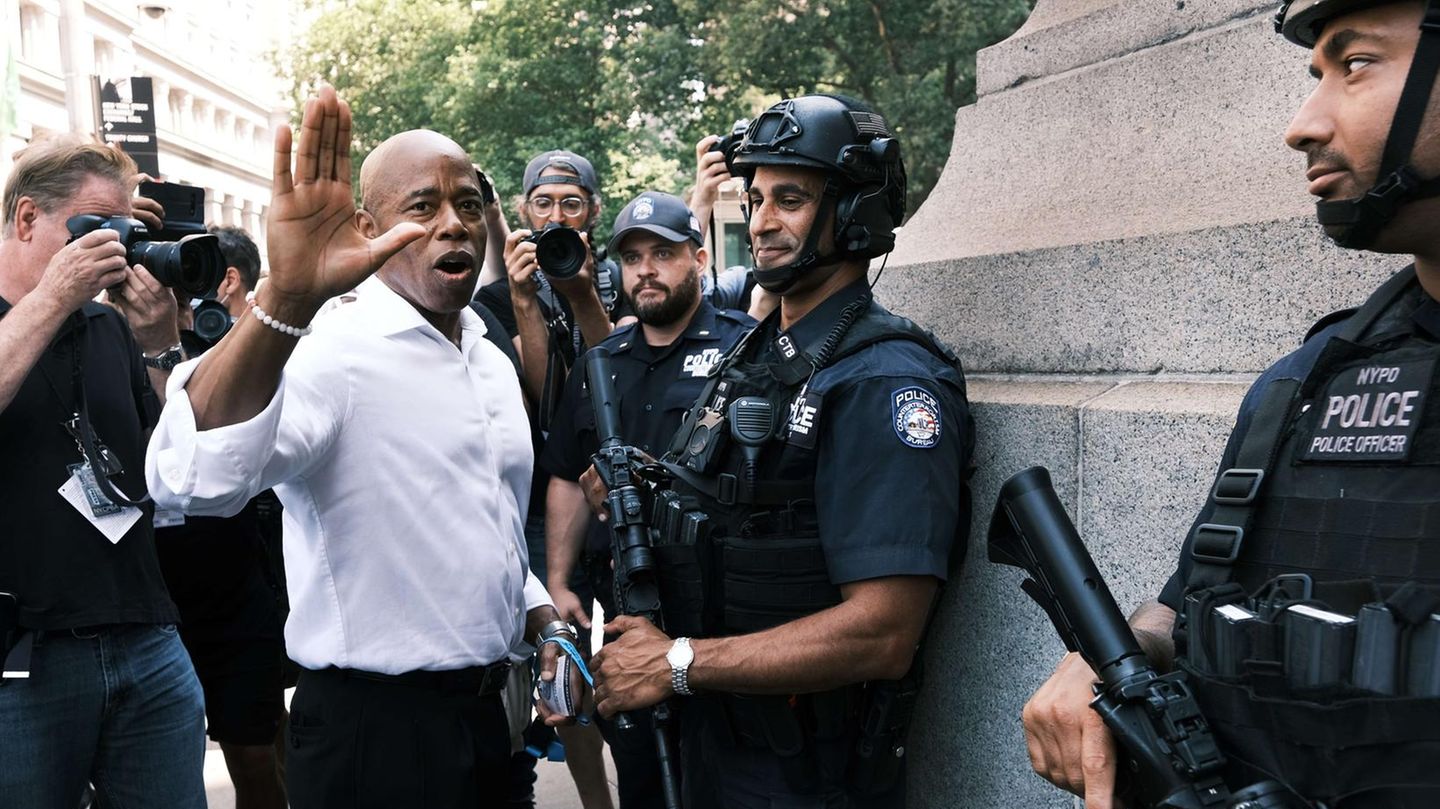 Eric Adams im Wahlkampf