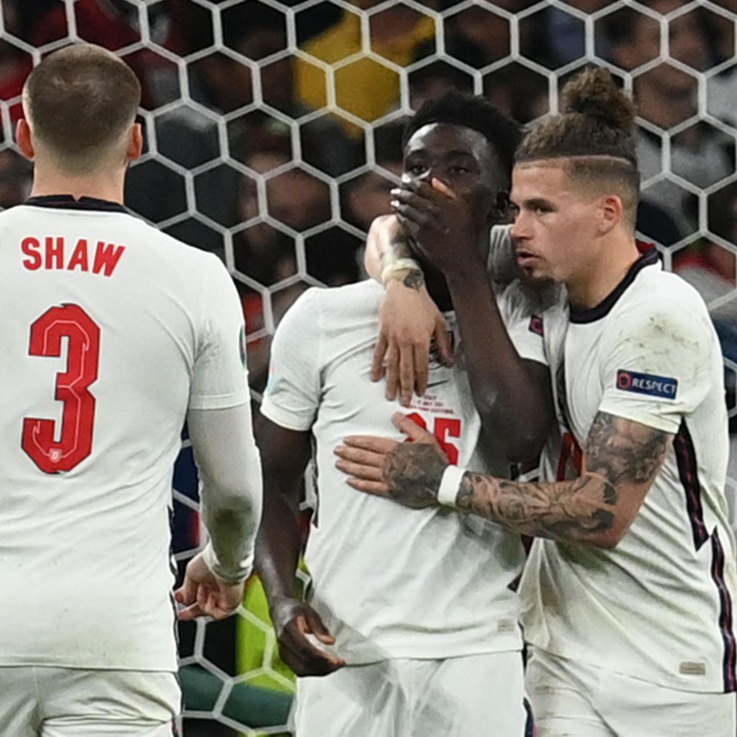 Der EM-Traum ist geplatzt: Bukayo Saka nach seinem verschossenen Final-Elfmeter