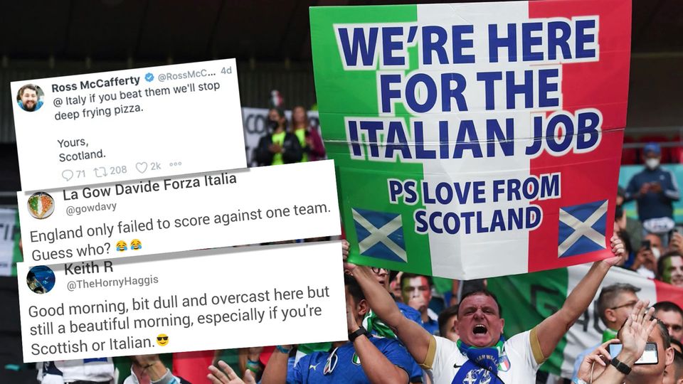 Schotten spotten über Englands Niederlage gegen Italien im EM-Finale