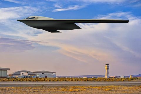 Die Renderings der B-21 sollen die Öffentlichkeit bei Laune halten