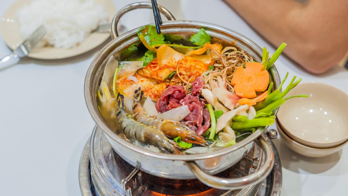 Hot Pot -vietnamesisches Fondue