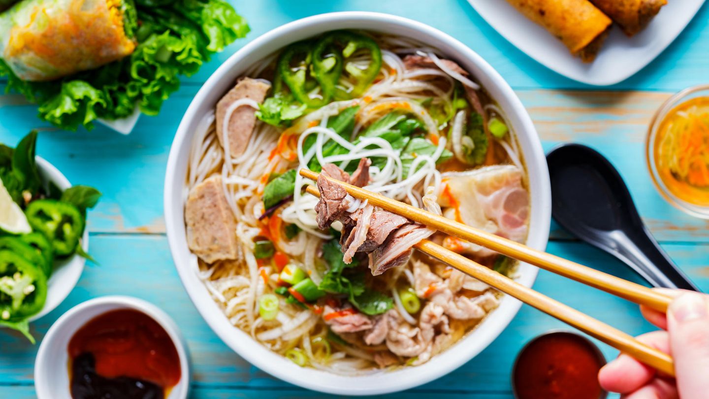Pho Bo - Nudelsuppe mit Rindfleisch