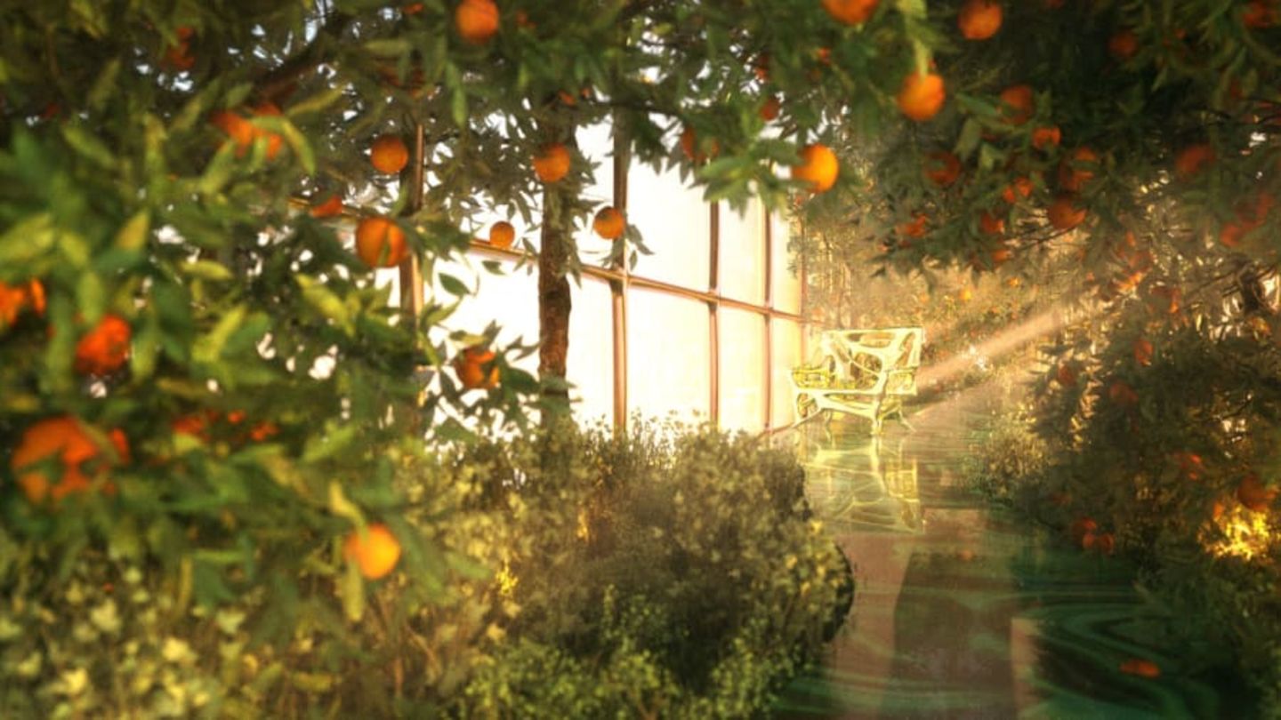 Inklusive Wintergarten.