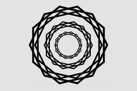 Neuartige optische Illusion verwirrt Hirn mit strahlenförmigen Linien
