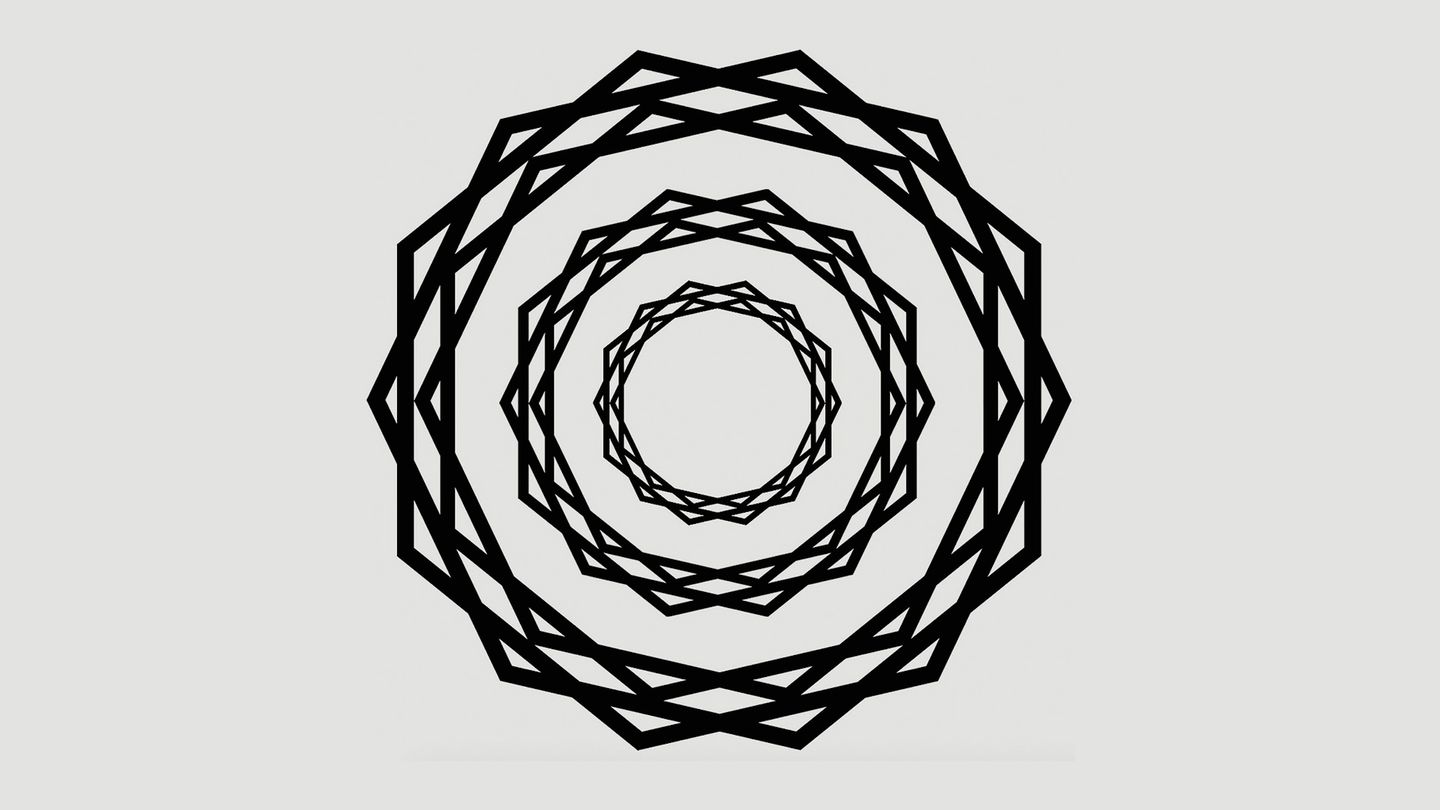 Optical Illusion: See the Rays?  This is how our brain tricks us