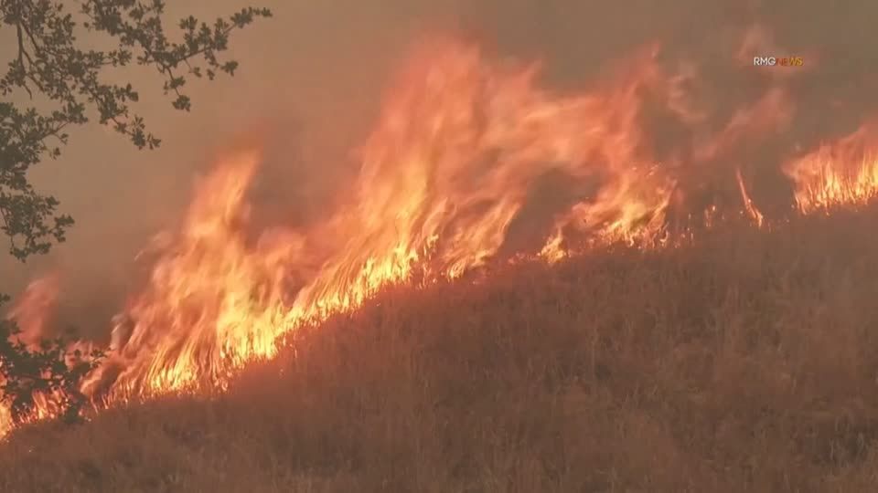 Video: Waldbrände und Hitzewelle in den USA