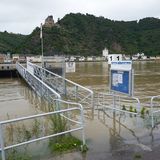 Hochwasser am Rhein
