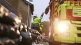 Feuerwehr baut Wasserschutz