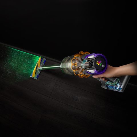 Der V15 Detect spürt Staub mit dem Laser auf.