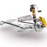 Der Marsien hat eine neu entwickelte Doppelquerlenker-Vorderachse