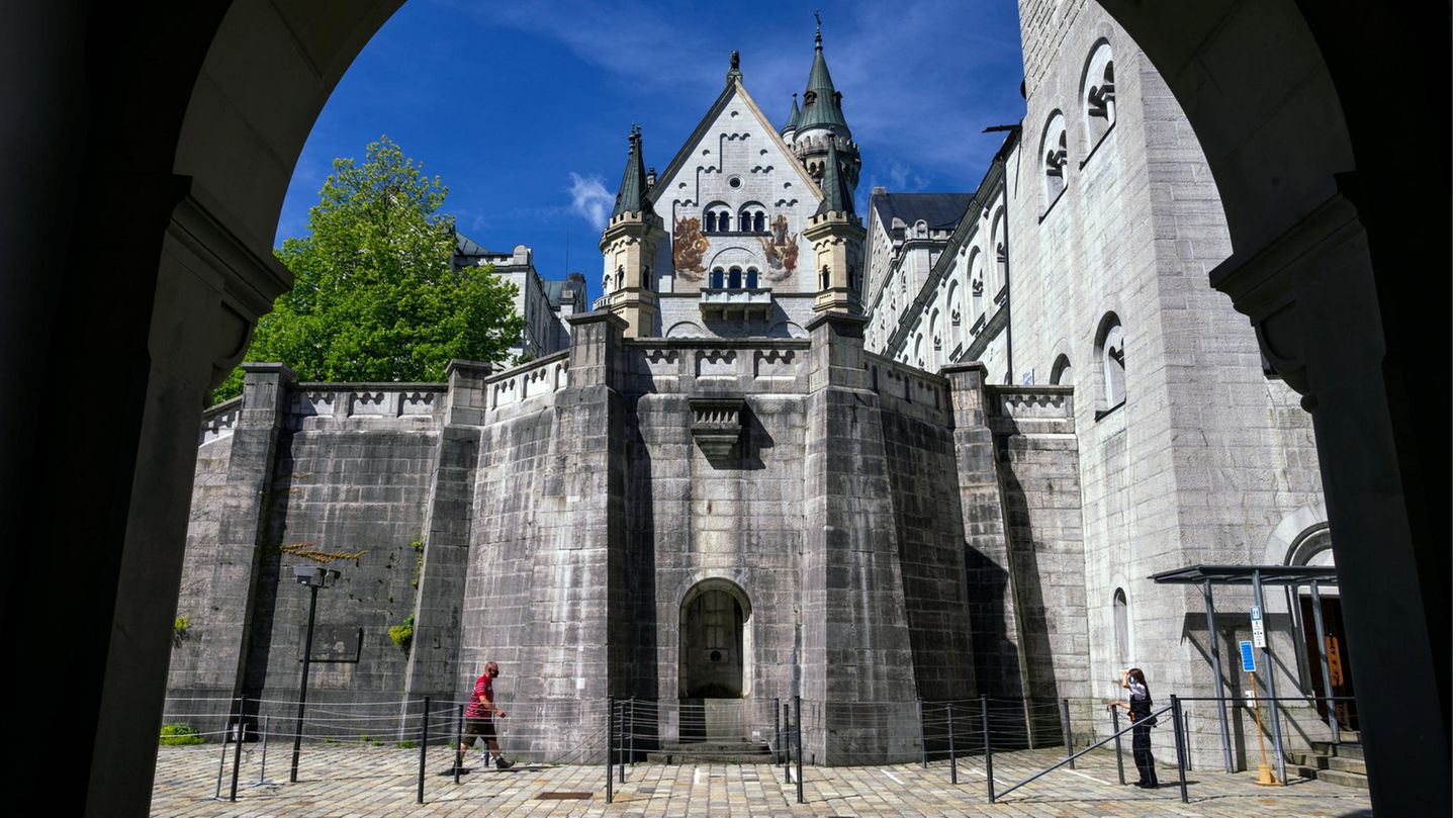 Eingang Schloss Neuschwanstein