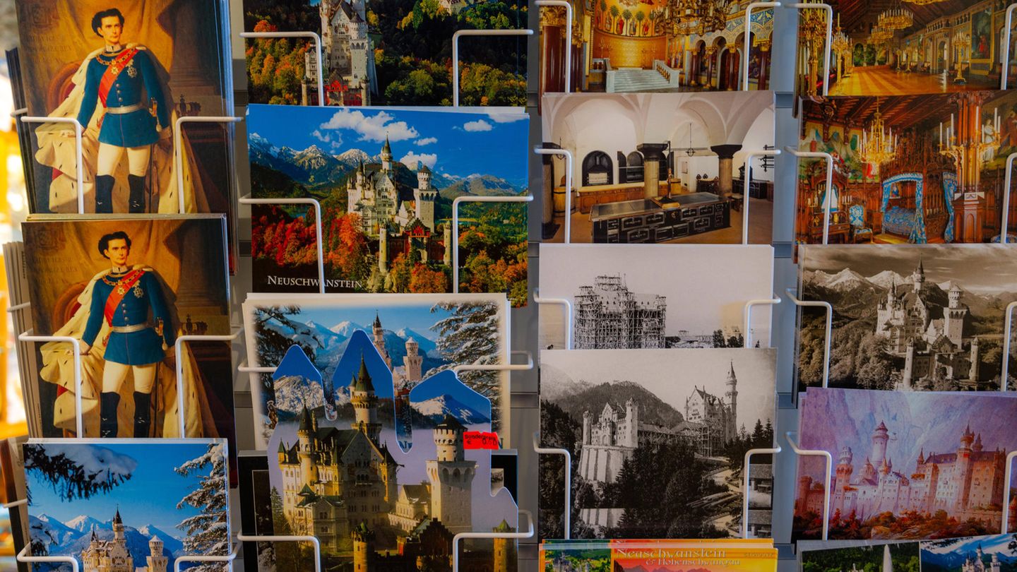 Postkarten vom Schloss Neuschwanstein