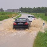 Überflutete Straßen im Kreis Ahrweiler