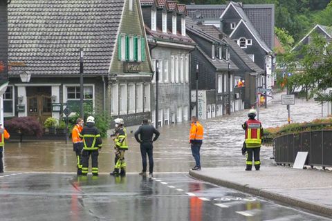 Überschwemmung Solingen