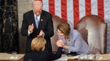 Angela Merkel nach einer Rede vor dem US-Kongress