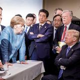 Angela Merkel und Donald Trump 2018