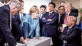 Angela Merkel und Donald Trump 2018