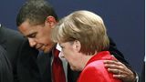 Angela Merkel und Barack Obama 2009