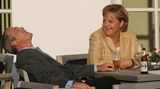 Angela Merkel und George W. Bush in Heiligendamm